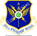 301st Fighter Wing Unit Flag