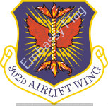 302d Airlift Wing Unit Flag