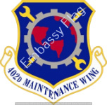 402d Maintenance Wing Unit Flag