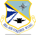 552d Air Control Wing Unit Flag