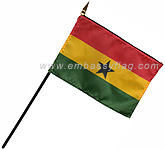 Ghana international desktop flag