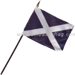 Scotland St. Andrews Cross desktop flag