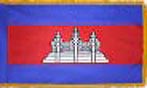 Cambodia indoor flag