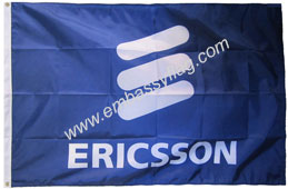 Custom Ericsson digital print flag