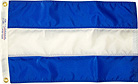 Chile boat flag