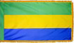 Gabon indoor flag