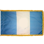 Guatemala indoor civil flag with fringe