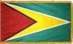 Guyana indoor flag