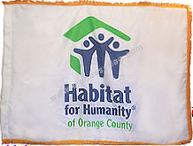 Custom flags, Habitat for Humanity flags