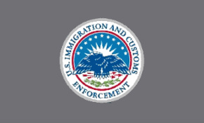 Immigration Customs Enforcement flag