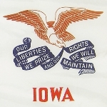 Iowa flag emblem