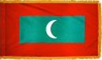 Maldives indoor flag