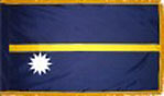 Nauru indoor flag