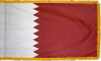 Qatar indoor flag