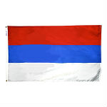 Serbia outdoor civil flag