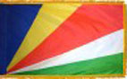 Seychelles indoor flag