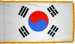 South Korea indoor flag