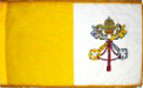 Vatican indoor flag