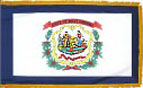 West Virginia indoor flag