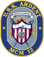 USS Ardent ship crest