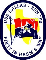 USS Dallas ship crest