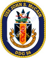 USS John S. McCain ship crest