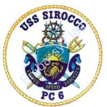 USS Sirocco ship crest