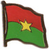 Burkina Faso flag lapel pin