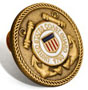 Coast Guard premium lapel pin