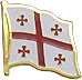 Georgia Republic flag lapel pin