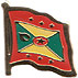 Grenada flag lapel pin