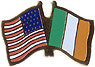 Ireland / USA lapel pin