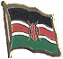 Kenya flag lapel pin