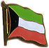 Kuwait flag lapel pin