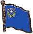 Nevada flag lapel pin