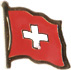 Switerzerland flag lapel pin