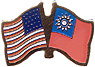 Taiwan / USA lapel pin